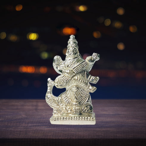 Pure Silver Saraswati Idol 40g